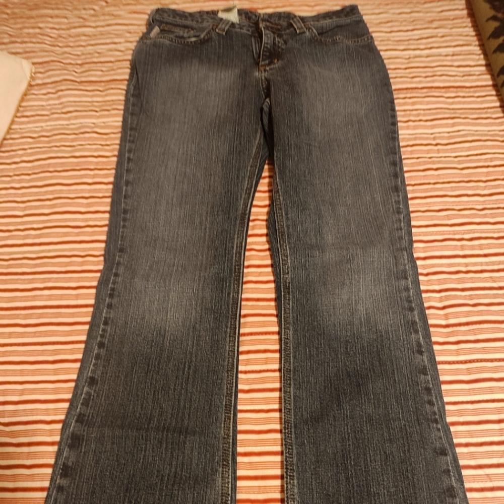 Carhartt Blue Flare Wide Leg Jeans